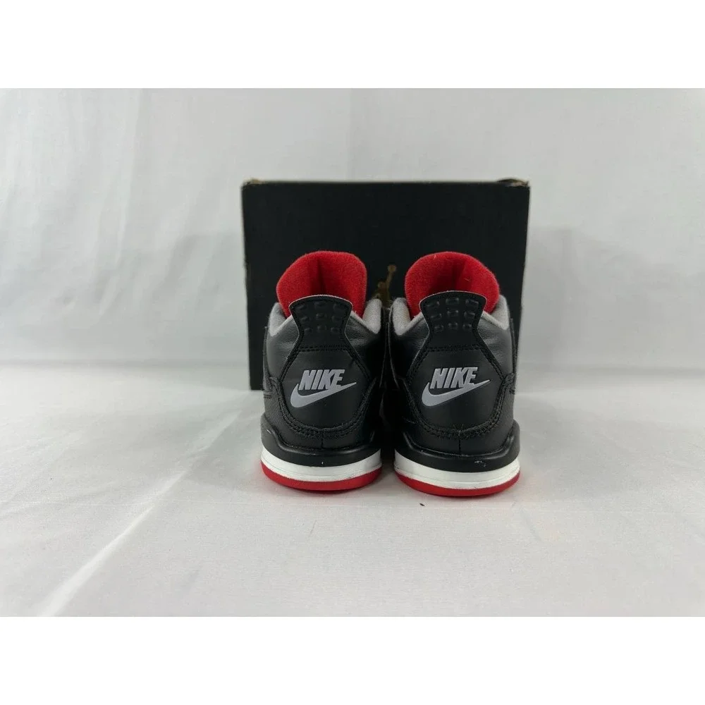 Nike Air Jordan 4 Retro PS 'Bred Reimagined' Kids BQ7669-006 Size 13C